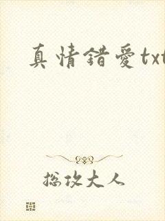 真情错爱txt