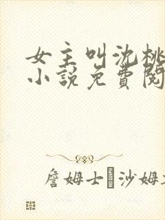 女主叫沈桃桃的小说免费阅读