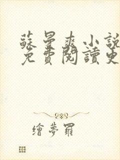 苏曼爽小说全文免费阅读更新时间封面