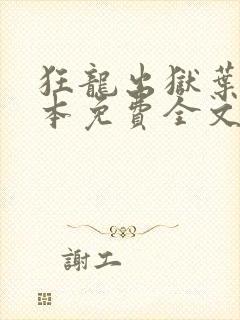 狂龙出狱叶风整本免费全文阅读封面