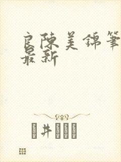 良陈美锦笔趣阁最新封面