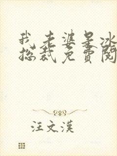 我老婆是冰山女总裁免费阅读最新