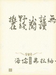 撒野小说无删减在线阅读