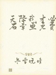 天降我才必有用石章鱼免费阅读封面