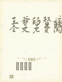 王爷的替嫁王妃全文免费阅读