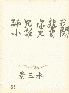 师兄你亲我一下小说免费阅读全文