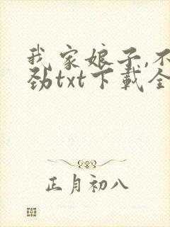 我家娘子,不对劲txt下载全本封面
