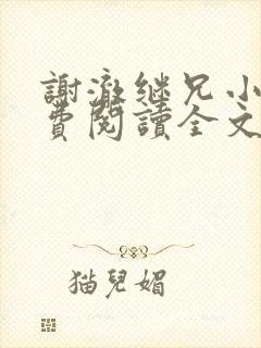 谢澈继兄小说免费阅读全文无弹窗