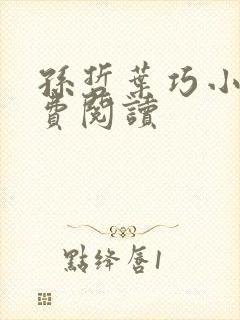 孙哲叶巧小妈免费阅读封面