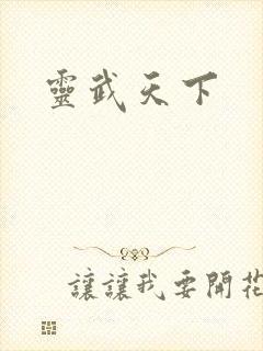 灵武天下封面