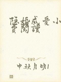 隐婚成爱小说免费阅读