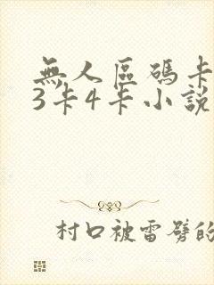 无人区码卡二卡3卡4卡小说