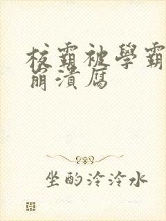 校霸被学霸玩到崩溃腐