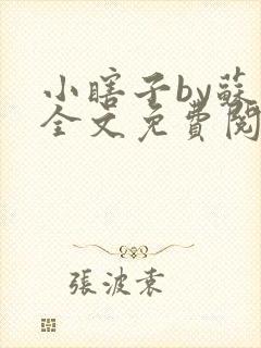 小瞎子by苏软全文免费阅读