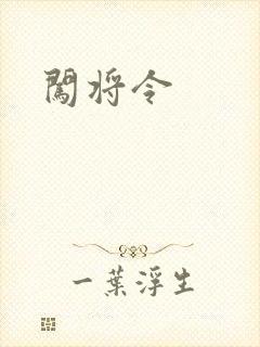 闯将令封面