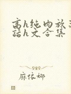 高h纯肉放荡脏话h文合集封面
