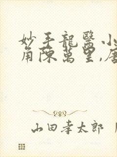 妙手龙医小说主角陈万里,唐嫣然