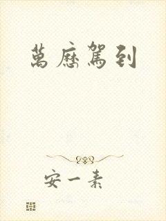 万历驾到封面