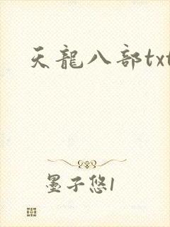 天龙八部txt封面
