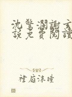 沈惊澜谢玄寂小说免费阅读