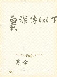 白洁传txt下载封面