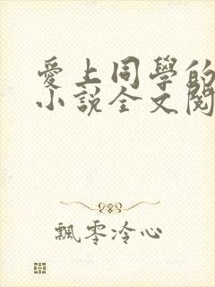 爱上同学的妈妈小说全文阅读
