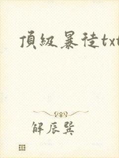 顶级暴徒txt封面