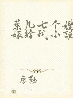 叶凡七个嫂子要嫁给我小说