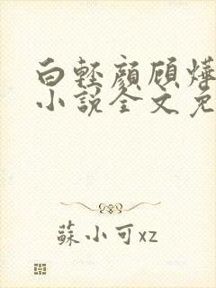 白轻颜顾烨之的小说全文免费阅读