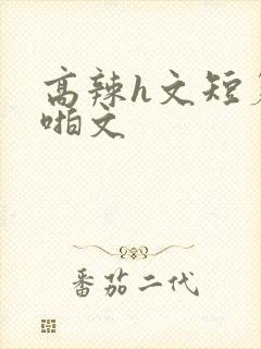 高辣h文短篇啪啪文