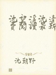 沈望溪沈清若免费阅读最新章节列表封面