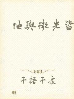 他与微光皆倾城