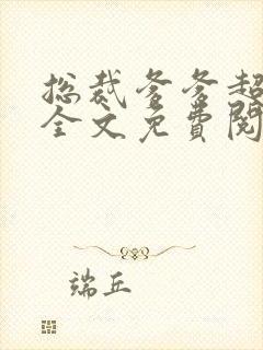 总裁爹爹超给力全文免费阅读