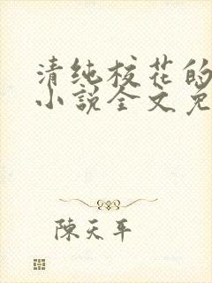 清纯校花的轶事小说全文免费阅读