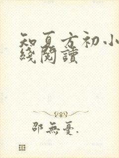 知夏方初小说在线阅读