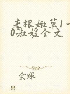 老根嫩草1一40淑媛全文封面