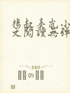 杨叔秦岚小说全文阅读无弹窗封面