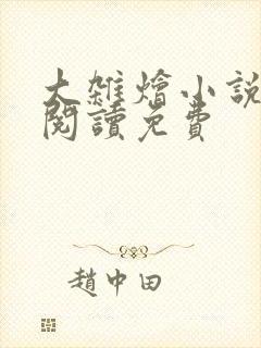 大杂烩小说全集阅读免费封面