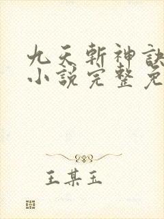 九天斩神诀林辰小说完整免费下载封面