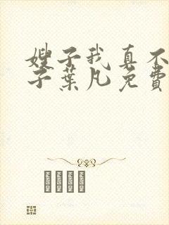 嫂子我真不是傻子叶凡免费