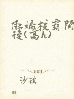 傲娇校霸开荤以后(高h)封面