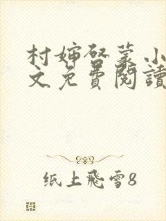 村婶启蒙小说全文免费阅读最新章节封面