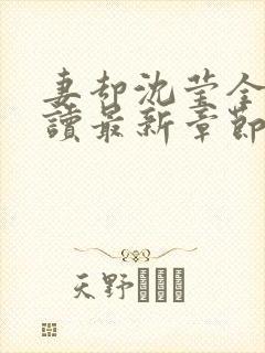 妻却沈莹全文阅读最新章节