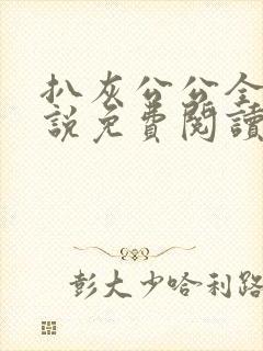 扒灰公公全部小说免费阅读全文封面
