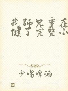 我师兄实在太稳健了完整小说