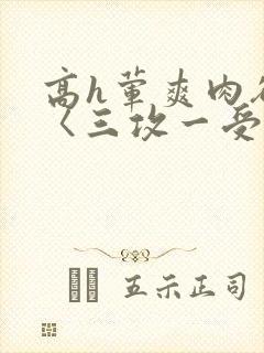 高h荤爽肉欲文〈三攻一受〉视频
