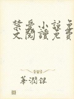 禁爱小说免费全文阅读免费