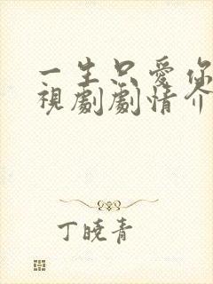 一生只爱你 电视剧剧情介绍