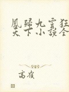凤归九霄狂妃逆天下小说全文阅读