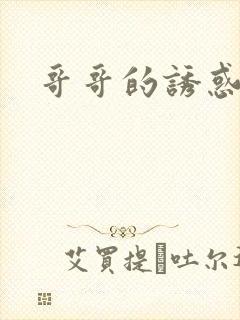 哥哥的诱惑封面